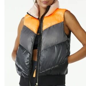 Love & Sports Women's Colorbocked Vest NWOT